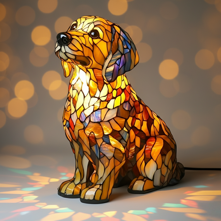Lámpara Golden Retriever Radiante