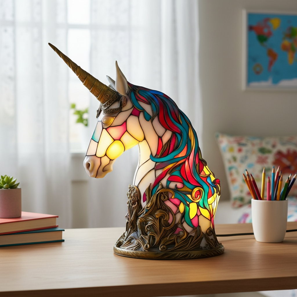 Lámpara Unicornio Mágico Luna
