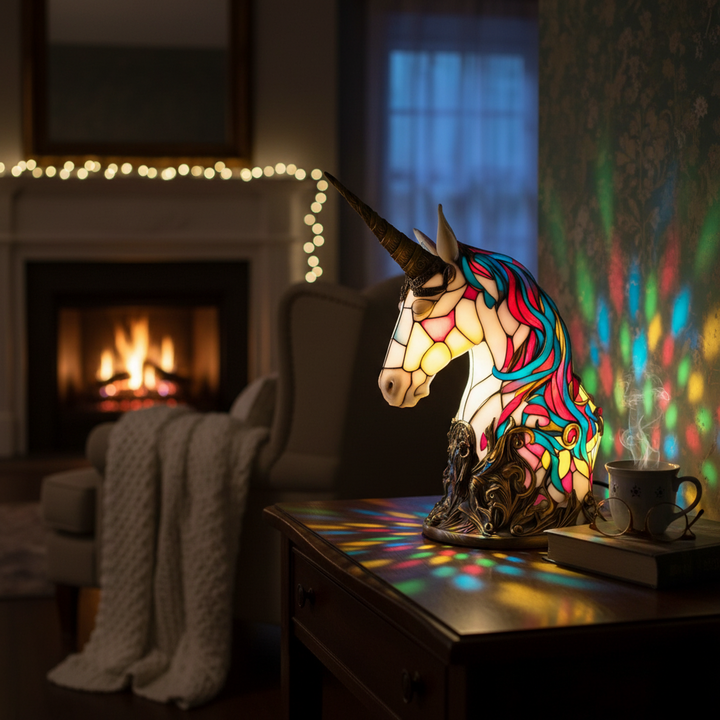 Lámpara Unicornio Mágico Luna