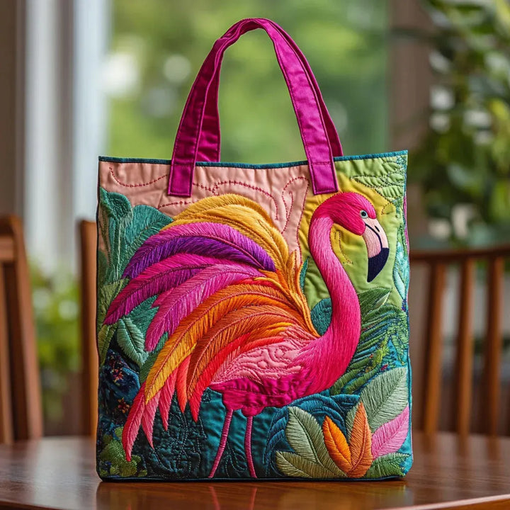 Bolsa Artesanal - Flamenco Arcoíris
